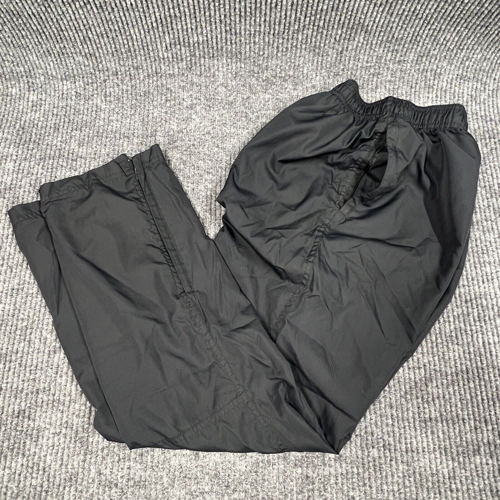 BCG Athletic Pants Men Small Black Zip Ankles Pockets Sports‎ Activewear Running